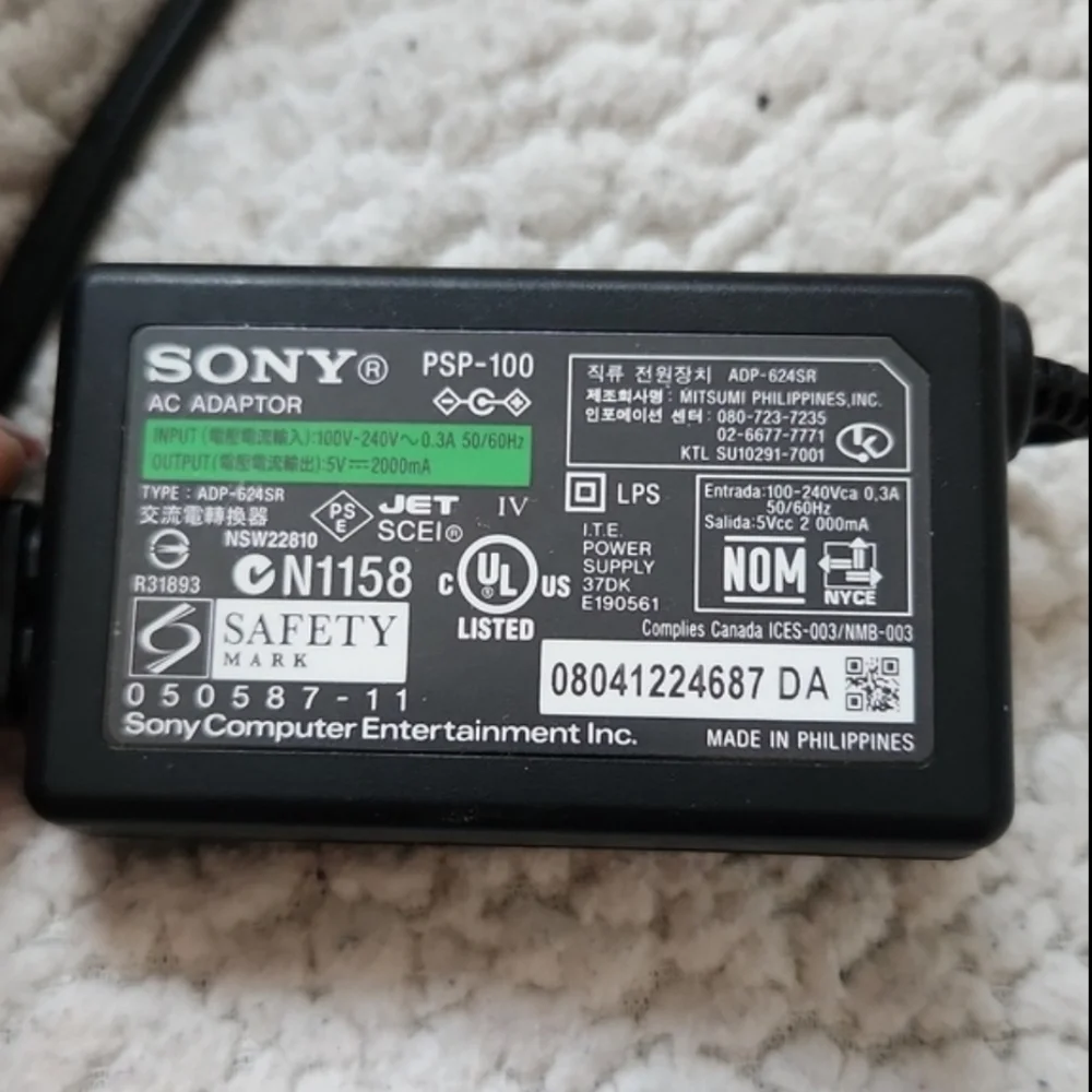 Sony AC Adaptor Computer Entertainment Electronics